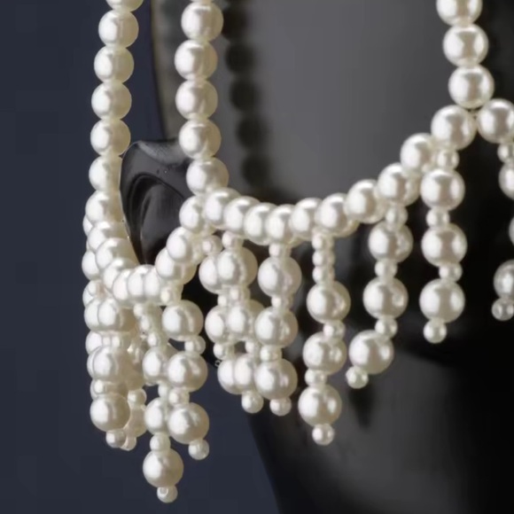 Vintage Pearl Elegant Beaded Headpiece - Picture 6 of 7